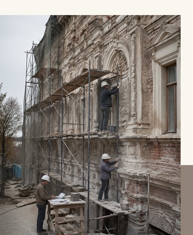 Реставрация объектов культурного наследия под ключ в Кирове-Чепецке