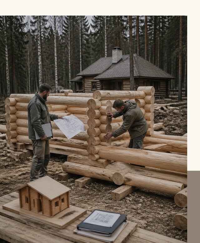 Проектирование и строительство домов из бревна в Кирове-Чепецке
